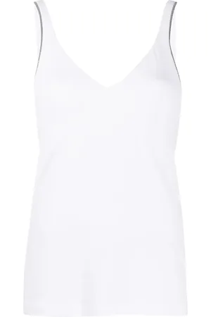 Brunello Cucinelli Tanktop mit V-Ausschnitt