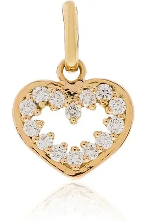 GIGI CLOZEAU 18kt Gelbgoldanhänger mit Diamanten