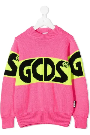 GCDS Strickpullover in Colour-Block-Optik
