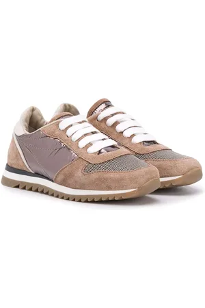 Brunello Cucinelli Sneakers mit Kontrasteinsätzen