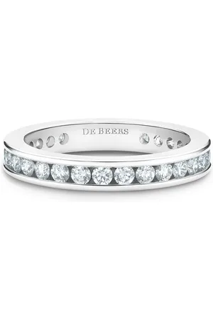 De Beers Platinring mit Diamanten