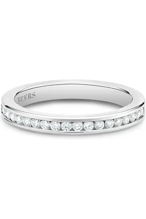 De Beers Platinring mit Diamanten