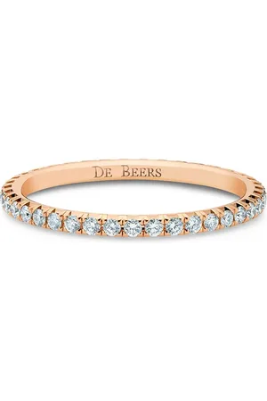 De Beers 18kt Aura Rotgoldring mit Diamant