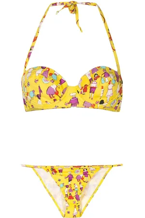 CHANEL 2001 Bikini mit Print