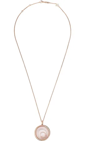 Chopard 18kt Weiß- und Rotgoldhalskette mit Diamanten