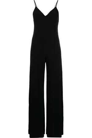 Norma Kamali Jumpsuit mit tiefem V-Ausschnitt