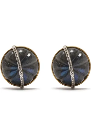 Akansha Sethi 14kt Gelbgoldohrringe mit Diamanten