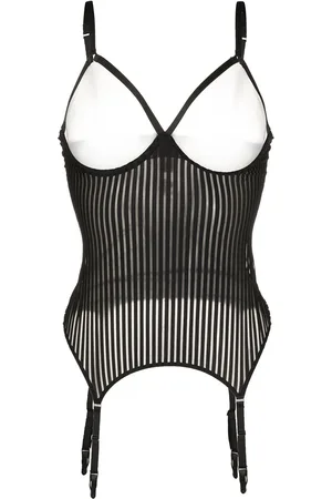 MAISON CLOSE Gestreifter Body