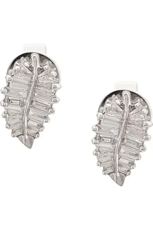 Anita 18kt Weißgoldohrstecker mit Diamanten