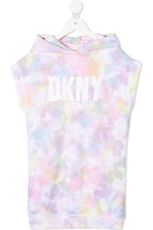 DKNY Kleid mit Batik-Print