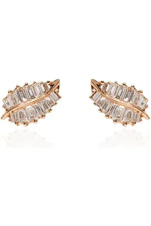 Anita 18kt Rotgoldohrringe mit Diamanten