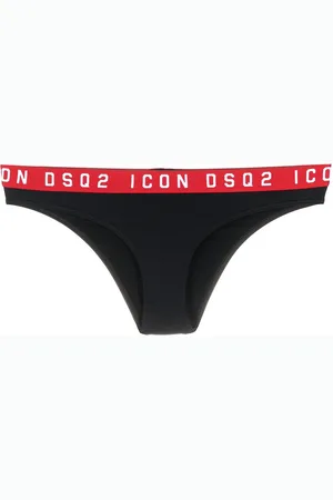 Dsquared2 Bikinihöschen mit Logo-Bund