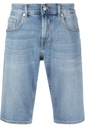 7 for all Mankind Ausgeblichene Jeans-Shorts