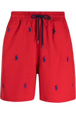 Ralph Lauren Badeshorts mit Logo-Stickerei