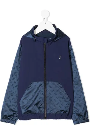 HERNO Kapuzenjacke mit Logo-Print