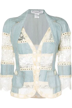 Dior 2005 Jacke mit Spitzeneinsätzen