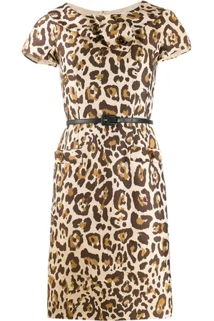 Dior 2000 Kleid mit Leoparden-Print
