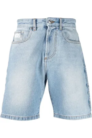 GCDS Jeans-Shorts mit Logo-Patch