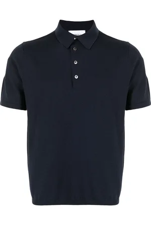 Ports V Poloshirt mit V-Print