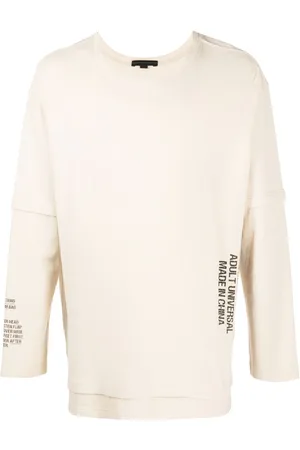 SANKUANZ Sweatshirt mit Slogan-Print
