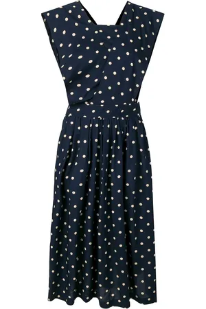 Comme des Garçons Gepunktetes Midikleid