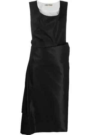 Comme des Garçons 1995 Drapiertes Midikleid