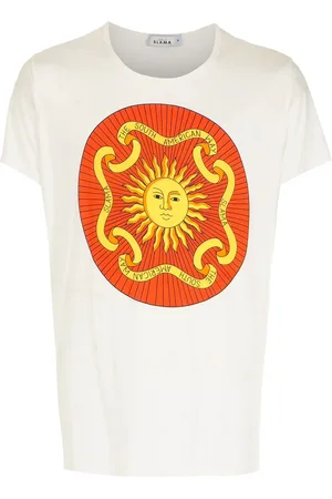 AMIR SLAMA T-Shirt mit Sol-Print