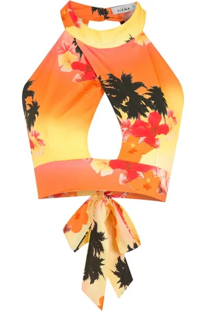 AMIR SLAMA Neckholder-Top
