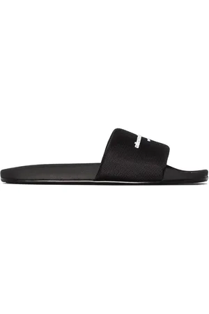 Alexander Wang Pantoletten mit Logo