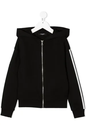 Balmain Kapuzenjacke mit Logo