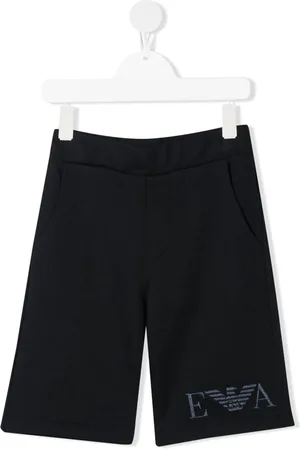 Emporio Armani Shorts mit Logo-Stickerei