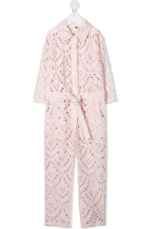 CAROLINE BOSMANS Jumpsuit mit Lochmuster
