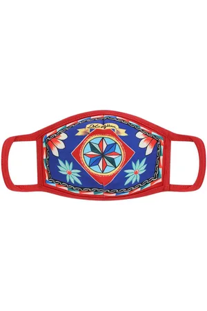 Dolce & Gabbana Maske mit Carretto-Print