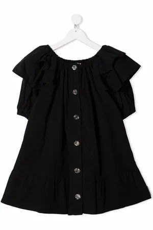 Le pandorine Kleid mit Knopfleiste