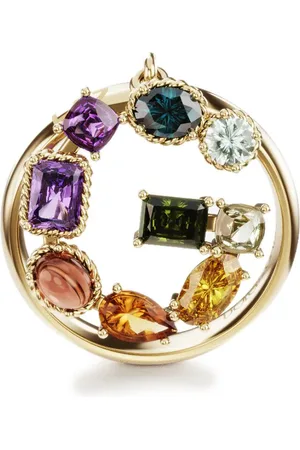 Dolce & Gabbana 18kt Rainbow Alphabet G Gelbgoldring