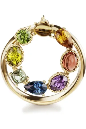 Dolce & Gabbana 18kt Rainbow Alphabet O Gelbgoldring