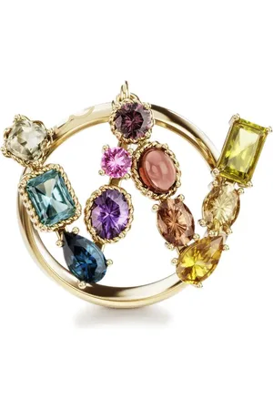Dolce & Gabbana 18kt Rainbow Alphabet W Gelbgoldring