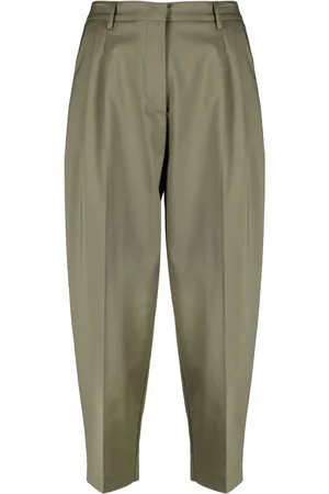 BLANCA Cropped-Hose mit Bügelfalten
