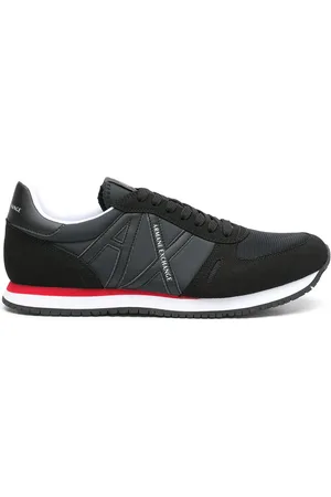 Armani Exchange Sneakers mit Logo-Patch
