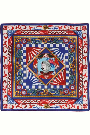 Dolce & Gabbana Schal mit Carretto-Print