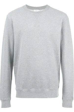 Sunspel Sweatshirt mit Rundhalsausschnitt