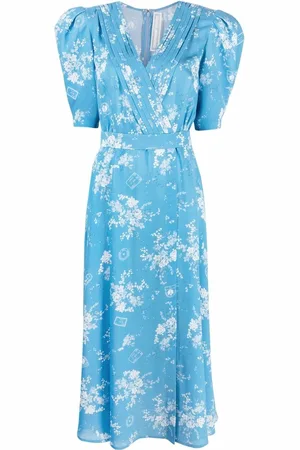ULYANA SERGEENKO Midikleid mit Blumen-Print