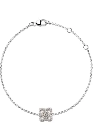 De Beers 18kt Enchanted Lotus Weißgoldarmband mit Diamanten