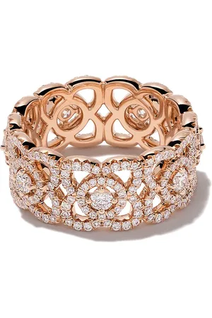 De Beers 18kt Enchanted Lotus Rotgoldring mit Diamant