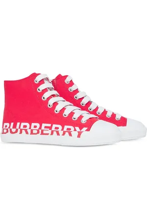 Burberry High-Top-Sneakers mit Logo-Print