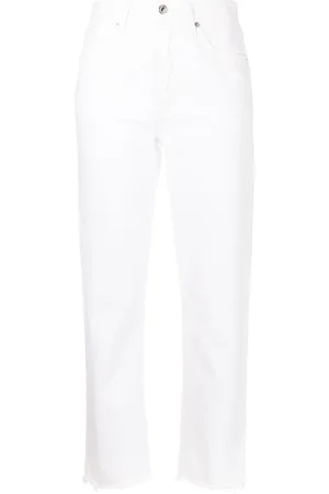 Citizens of Humanity Cropped-Jeans mit hohem Bund