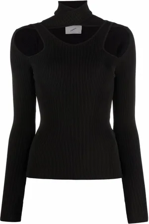 COPERNI Gerippter Pullover mit Cut-Outs