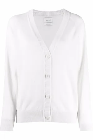 Barrie Kaschmircardigan mit gerippten Details