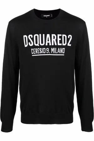 Dsquared2 Intarsien-Pullover mit Logo