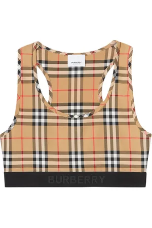 Burberry Sport-BH mit Vintage-Check